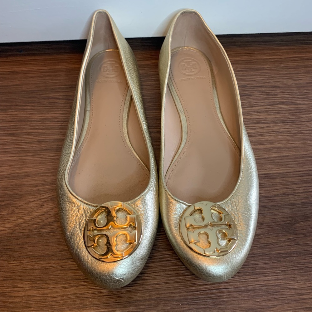 Tory Burch Ballet Flats Gold